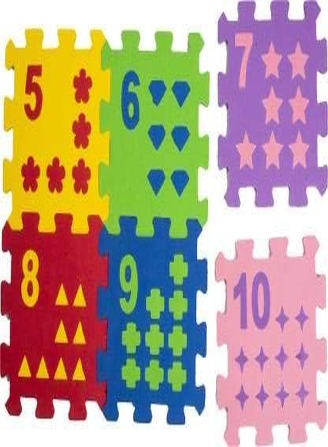 Jericos 36 Pieces Puzzle Foam Mat for Kids | Learning Alphabet and Number with Pictures Mat for Kids | Multicolour Interlocking Pieces - Image 5